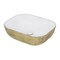 Ruvati 20"x16" Bthrm Vessel Sink Gold Vanity Counter White Ceramic RVB2016WG - alternate 3